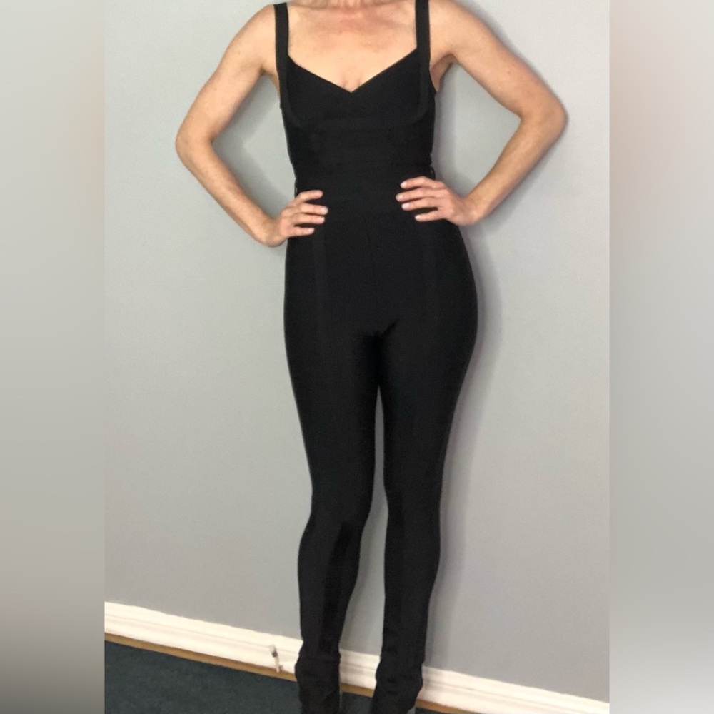 Black Sleeveless Jumpsuit